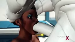Riproduci Porno fantascientifico animato in 3D: cyborg dal cazzo grosso che scopa il culo di una schiava sessuale tettona