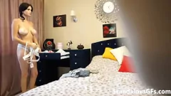 Riproduci Sessione di prova del vestito birichino da camera da letto della mia ex ragazza