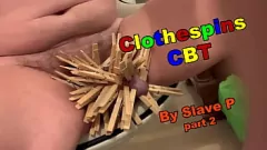 चलाएँ क्लॉथस्पिन सीबीटी यातना: भाग 2 - चरम बीडीएसएम कार्रवाई
