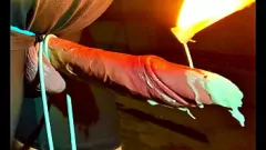 চালান কাম-আচ্ছাদিত স্বর্ণকেশী MILF জোহানা এবং তার বড় খেলনা