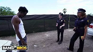 Play Two cops do xxx with an African with a hard cock