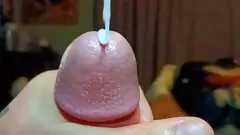 Reproduzir Cumshot de movimento lento: de perto e pessoal com meu pau duro