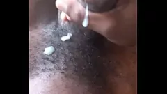 Jouer BBC Stroking and Full sperme couvert ventre - Vidéo de vérification amateur