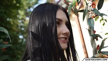 Play Cute brunette fucks an old photographer