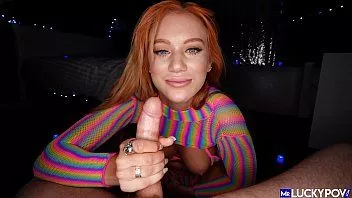 Play She is fucked in the mouth in the back of a van because she can't wait to get to the hotel